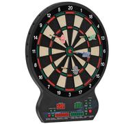 HOMCOM LED Dartboard Electronic Scoreboard 8 Players 27 Games Fun w/ 12 Darts