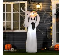 LED Floating Ghost Pumpkin Halloween Decoration Mains Powered Vivid HOMCOM Multi One Size