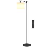 HOMCOM Black Dimmable LED Floor Lamp with 11 Colour Temperature - Size: 14 x 33 x 41cm - Wilko