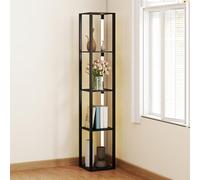 Amalfi Floor Lamp with Foot Switch - Black, Black