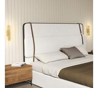 HOMCOM Led Wall Lamp 2 Pack, Modern Indoor Geometric Wall Light, Gold Tone