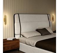 Homcom Led Wall Lamp 2 Pack, Modern Indoor Geometric Wall Light, Gold Tone