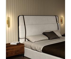 HOMCOM Led Wall Lamp 2 Pack, Modern Indoor Geometric Wall Light, Gold Tone HOMCOM Gold