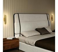 Homcom Led Wall Lamp 2 Pack, Modern Indoor Geometric Wall Light, Gold Tone