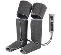 HOMCOM Leg Massager with Heat, Compression, 3 Auto Modes & 3 Intensities, Foot and Calf Massage Machine