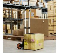 HOMCOM Lightweight Sack Truck with 70kg Capacity, Folding Trolley, Silver