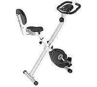 HOMCOM Steel Manual Resistance Exercise Bike w/ LCD Monitor Black