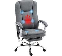 HOMCOM Massage Chair Basic Tilt Grey 120 kg 921-802V70GY 600 x 660 x 1,210 mm