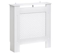 Radiator Cover Heating Cabinet Solid MDF White