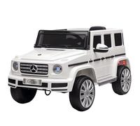 HOMCOM Mercedes Benz G500 Licensed 12V Kids Electric Ride On Car Toy White