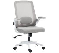 HOMCOM Mesh Back Adjustable Office Chair - Grey