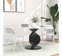 HOMCOM 2 Pack Padded Folding Chairs With Cushioned Seat And Metal Frame White - White | TJ Hughes