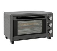 HOMCOM Mini Oven 21L Electric Grill w/ Adjustable Temp Timer 1400W, Grey