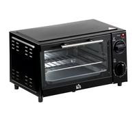 HOMCOM Mini Oven & Grill - Black | TJ Hughes