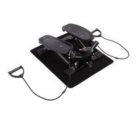 HOMCOM Mini Stepper Exercise Stepper Machine Legs Arms Thigh Toner Toning Machine Workout Training Fitness Stair Steps New Black