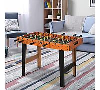 Jouet Wooden Soccer Football Table 84.5cm Arcades Game Room Bar 2 Foosballs, Brown