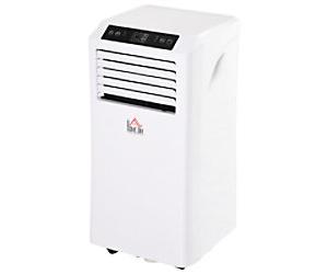 HOMCOM Mobile Air Conditioner 823-002V70 White 354 mm x 338 mm x 698 mm