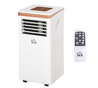 HOMCOM Mobile Air Conditioner 823-005V70 White 338 mm x 354 mm x 698 mm