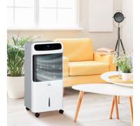 Mobile Air Cooler, Evaporative Anion Ice Cooling Fan Humidifier Unit HOMCOM