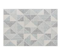 HOMCOM Modern Area Rug, Geometric Pattern Non-Slip Washable Rug, Soft Floor Carpet for Living Room, Bedroom, Dining Room, Home Office, 170 x 120 cm, Multi-Coloured