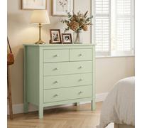 Homcom Modern Chest Of Drawers, 5 Drawer Unit Storage Chest For Bedroom