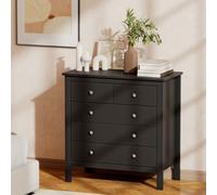 HOMCOM Modern Chest Of Drawers, 5 Drawer Unit Storage Chest for Bedroom