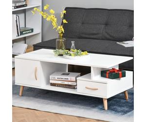 Homcom Modern Minimalism Coffee Table with Storage