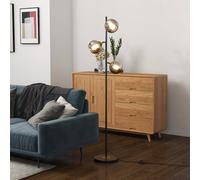 HOMCOM Tree Floor Lamp: Modern 3-Light Standing Luminaire for Bedrooms & Lounges, 162cm Height, Grey (Bulbs Excluded) Aosom UK