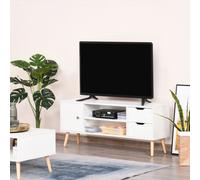 Homcom Modern Tv Stand W/ Storage Shelf Media Console Table Entertainment Center