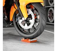 Homcom Motorcycle Wheel Roller Stand For Tyre Cleaning And Chain Lubrication