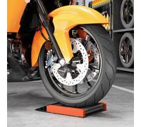 Homcom Motorcycle Wheel Roller Stand For Tyre Cleaning And Chain Lubrication In Black Black