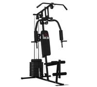 HOMCOM Multi Gym with Weights, Multifunction Home Gym Machine with 45kg Weight Stack for Full Body Workout and Strength Training