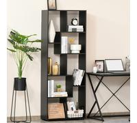 HOMCOM Tall Shelving Unit - Black | TJ Hughes