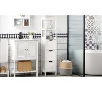 Homcom Narrow Floor Bathroom Cabinet