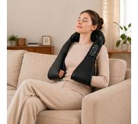 HOMCOM Neck and Shoulder Massager with Heat, Deep Tissue Shiatsu Kneading | 3D Massager for Neck, Back, Waist, Hand and Leg, Home and Car Use, Gifts for Women and Men