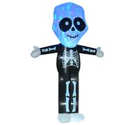 HOMCOM Next Day Delivery 3m Halloween Inflatable Skeleton Ghost Decoration, LED Lighted for Home Indoor Outdoor