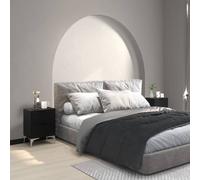 HOMCOM Bedside Tables Set of 2 with 2 Drawers for Bedroom, Living Room, Black - Black