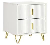 HOMCOM "- Versatile use; ","- Features 2 drawers;","- Surface is melamine coated, easy to clean;"