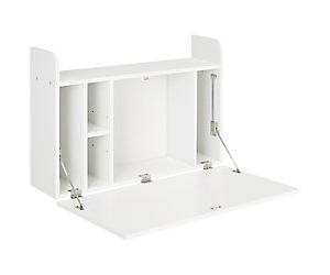 HOMCOM Non Height Adjustable Desk Rectangular White Rubberwood Folding Frame 0 Drawers 0 Pedestals 200 (W) x 770 (D) x 510 (H) mm Particle Board