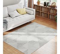 Homcom Non-Slip Large Rug For Living Room, 170 X 120 Cm, Grey