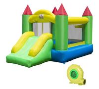 Homcom Nylon Inflatable Bouncy Castle Multi-Colour