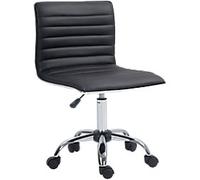 HOMCOM Office Chair Basic Tilt Black 120 kg 921-075V70BK 520 x 480 x 900 mm