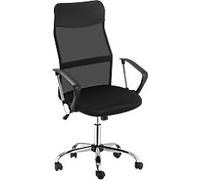 HOMCOM Office Chair Basic Tilt Fixed Armrest Black 120 kg 921-394V70BK 650 x 630 x 1,190 mm