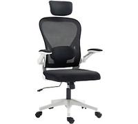 HOMCOM Office Chair Basic Tilt Fixed Armrest Black 120 kg 921-796V70BK 580 x 630 x 1,250 mm