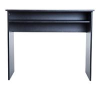 HOMCOM Office Desk Black Rubberwood Base panel 500 (W) x 900 (D) x 740 (H) mm Particle Board