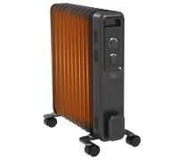 HOMCOM Oil Filled Radiator Portable Space Heater W/ 11 Fin - 3 Heat Settings | TJ Hughes