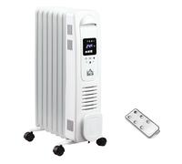 HOMCOM Oil Filled Radiator Space Heater W/3 Heat Settings and Remote Control [EEK: A+++]