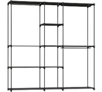 HOMCOM Open Wardrobe Fabric, Metal
