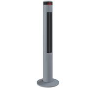 HOMCOM Oscillating Tower Fan Remote Control 3 Speed Modes Cooling Machine, Grey