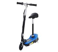 HOMCOM Outdoor Ride Age 7+ On Powered Scooter for kids Sporting Toy 120W Motor Bike 2 x 12V Battery - Blue